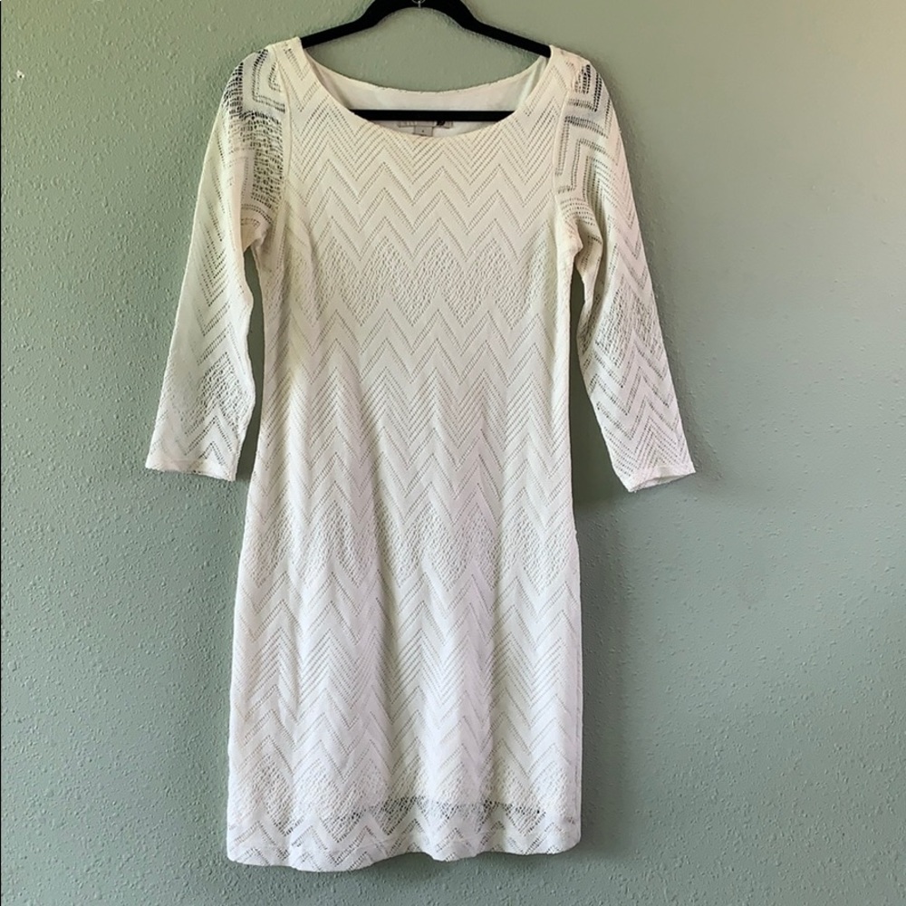 Banana Republic Heritage shift dress sz 6 cream